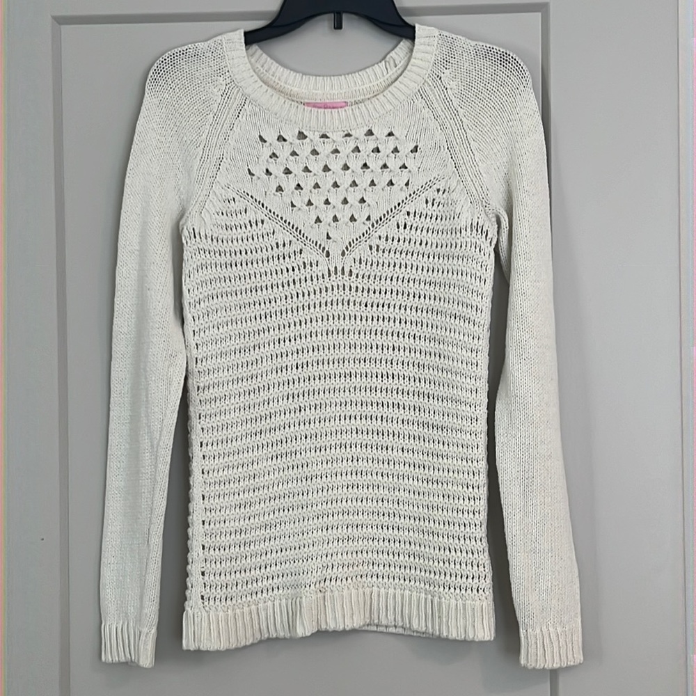 Lilly Pulitzer Cream Sweater M
